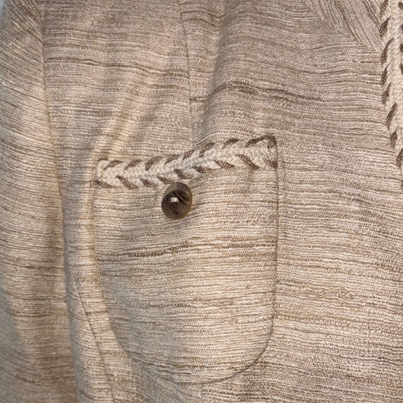 Herbert Grossman Designed by Cynthia Sobel Cream Silk Bouclé Tweed Blazer & Skir - Picture 6 of 15